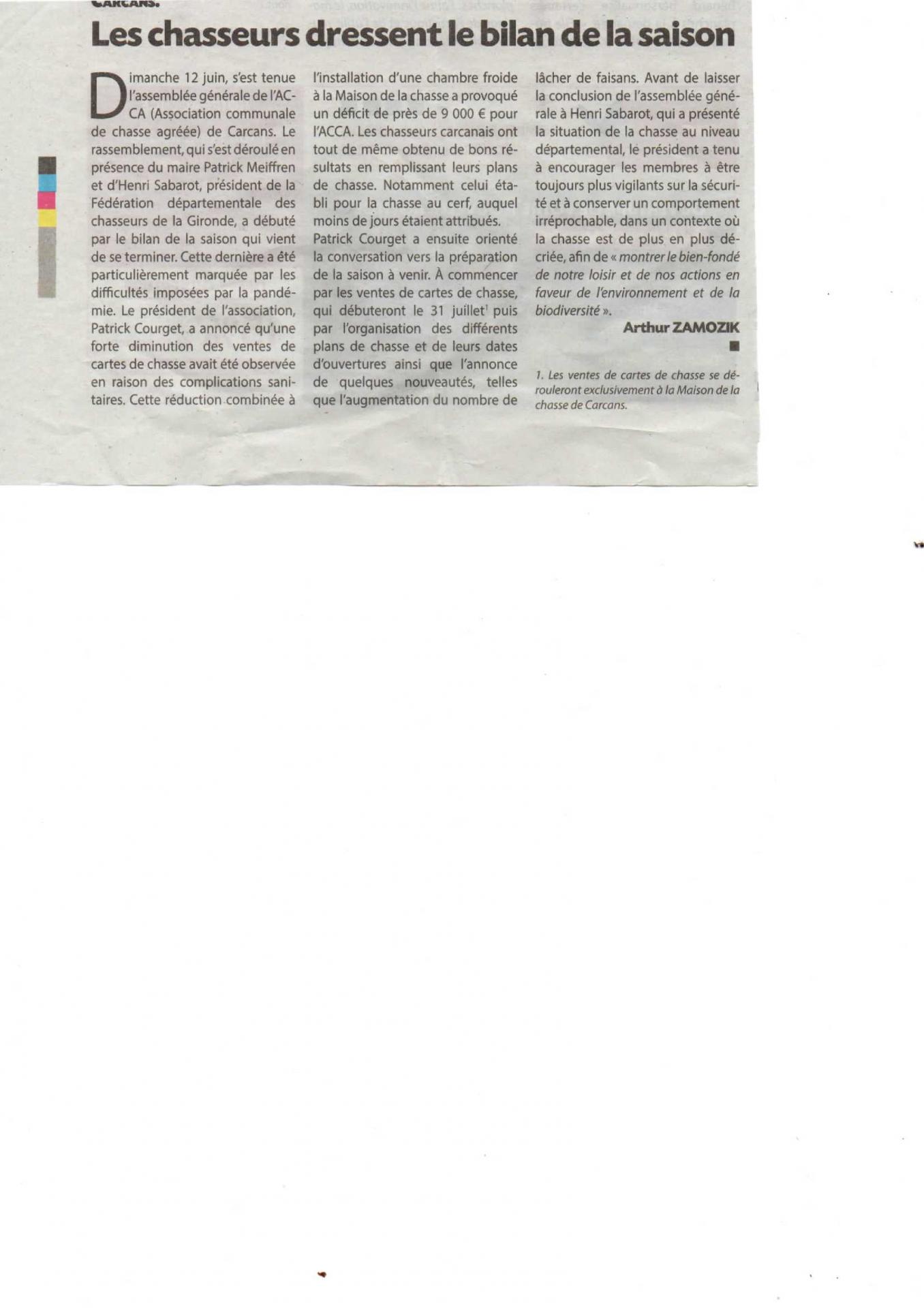 Ag 2021 journal du medoc