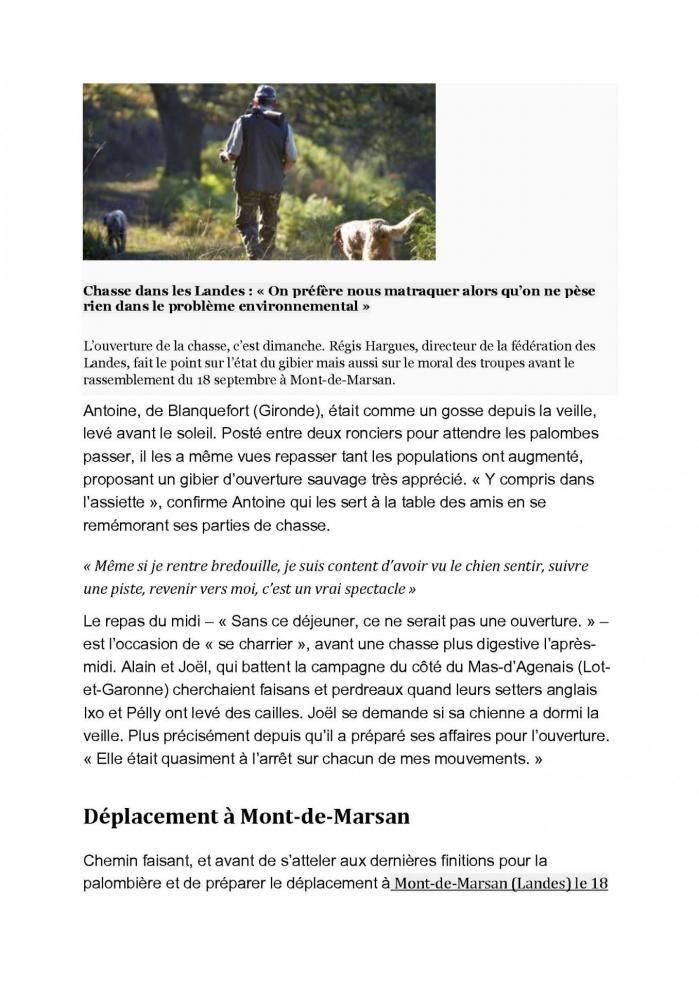 Entre copains de chasse l ouverture 3